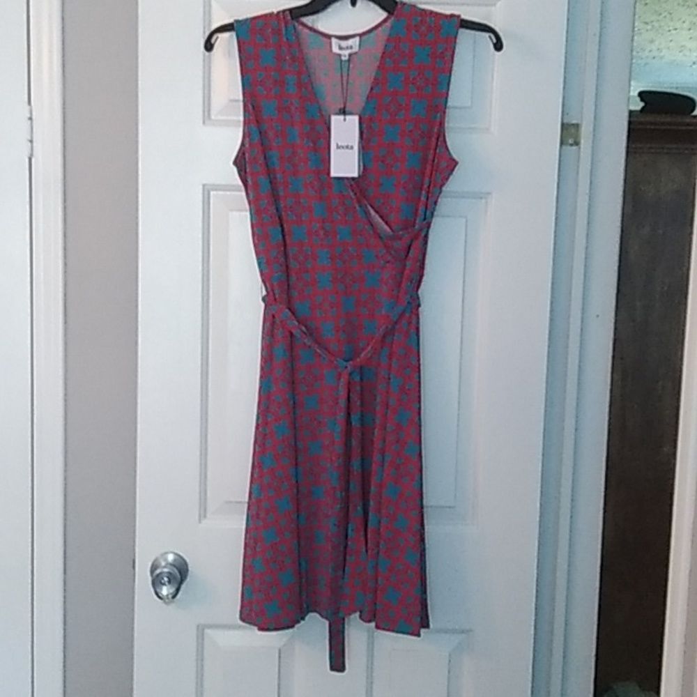 Leota Geometric Print Dress